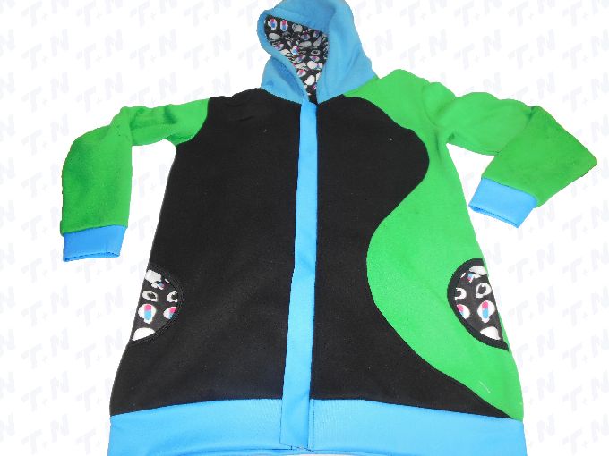 비어있는 민소매 후드 티